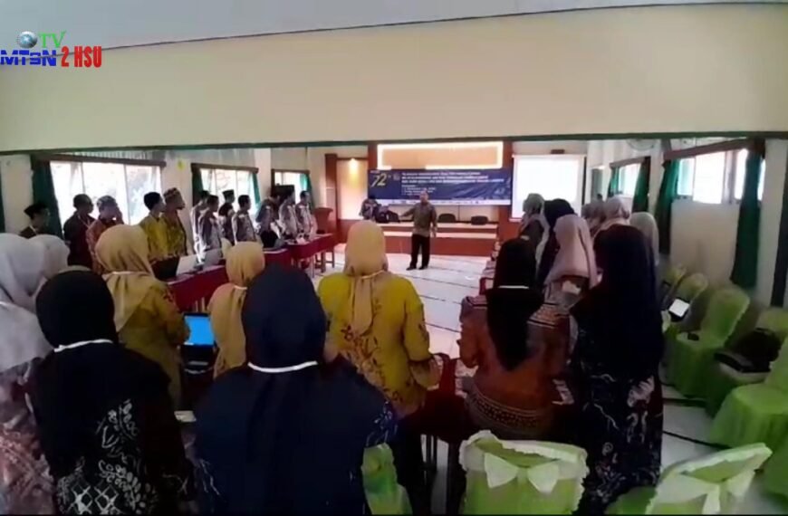 Workshop Pembelajaran Berdeferensiasi di MTsN 2 HSU Berjalan Sukses