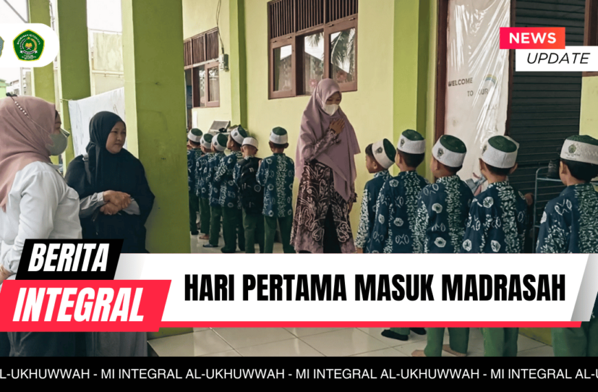 Hari Pertama Sekolah di MI Integral Al-Ukhuwwah, Siswa Sambut Semangat Baru Pasca Ramadhan