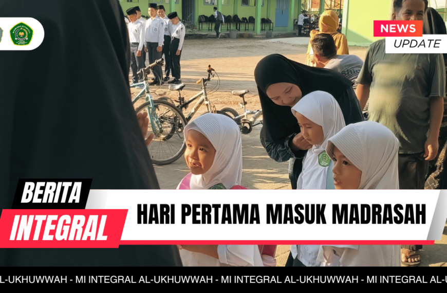 Hari Pertama Sekolah, Siswa MI Integral Al-Ukhuwwah Awali Tahun Ajaran dengan Semangat