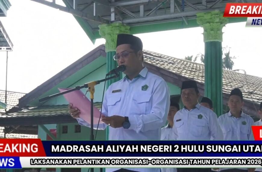 MAN 2 Hulu Sungai Utara Laksanakan Pelantikan Organisasi-Organisasi Tahun Pelajaran 2026/2027
