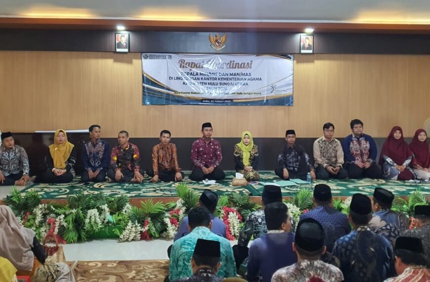 Rakor hari kedua : Kankemenag HSU selaraskan perencanaan dan pelaporan di satker madrasah