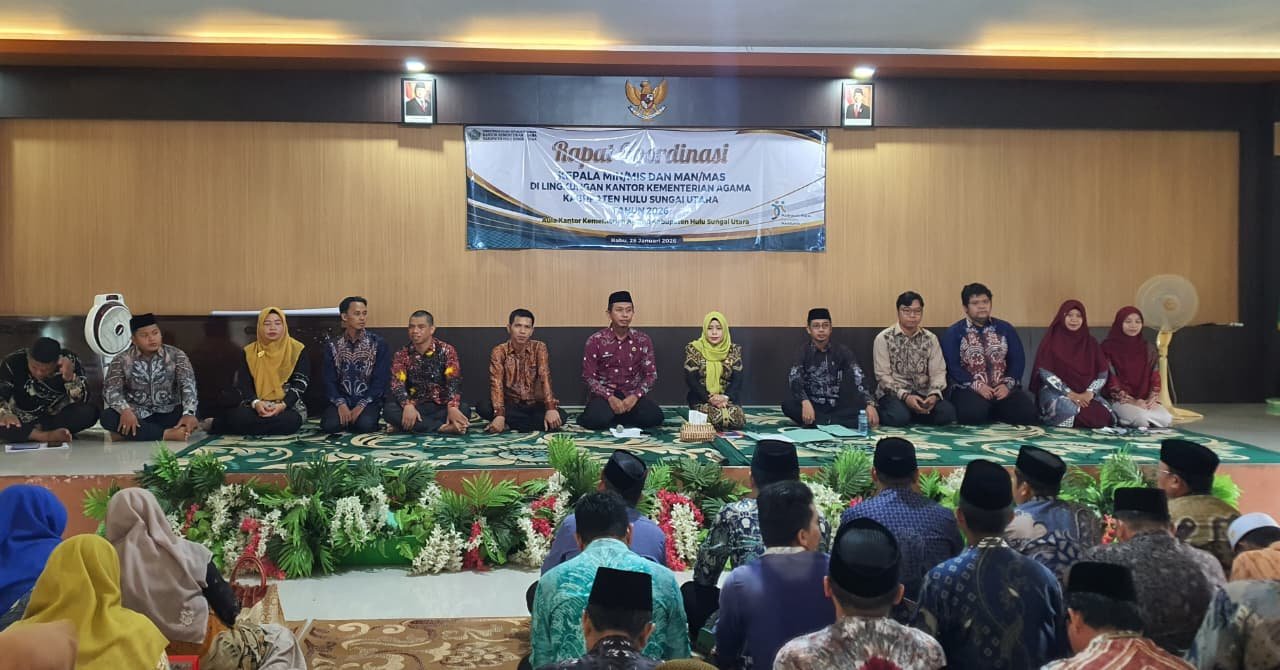 Rakor hari kedua : Kankemenag HSU selaraskan perencanaan dan pelaporan di satker madrasah